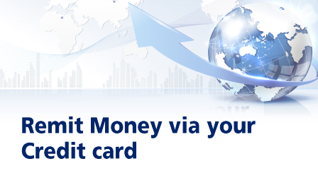 e-remittance on credit cards